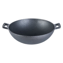 Load image into Gallery viewer, Forza Cast-Iron Fry Pan, Pre-Seasoned Cookware, Induction Friendly, 20cm, 3.8mm and Forza Cast-Iron Kadhai, Pre-Seasoned Cookware, Induction Friendly, 24cm, 1.9L, 3.8mm
