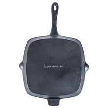 Load image into Gallery viewer, Forza Cast-iron Grill Pan, 26cm and Forza Cast-iron Dosa Tawa, 25cm