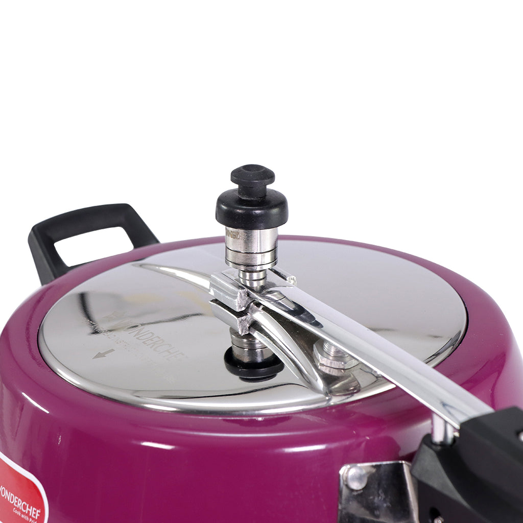 Regalia Induction Base 5L Pressure Cooker with Inner Lid, 2 Years Warranty, Purple