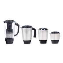 Load image into Gallery viewer, Ruby Mixer Grinder 750 W With 4 Stainless Steel Jars And Anti-Rust Stainless Steel Blades, Ergonomic Handles, 5 Years Warranty On Motor