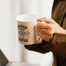 Load image into Gallery viewer, Sicilia Mug Hocus Pocus Coffee Helps Me Focus Mug 370 ml