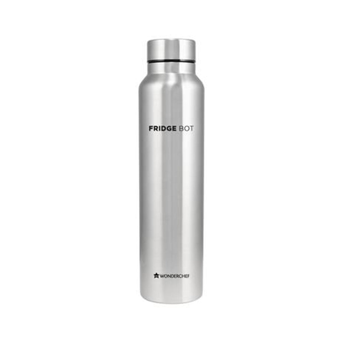 Yacht Stainless Steel Single Wall Fridge Water Bottle, Refrigerator Bottle,  Wave Grey, 750 ML (Pack of 6) - Brand Yacht