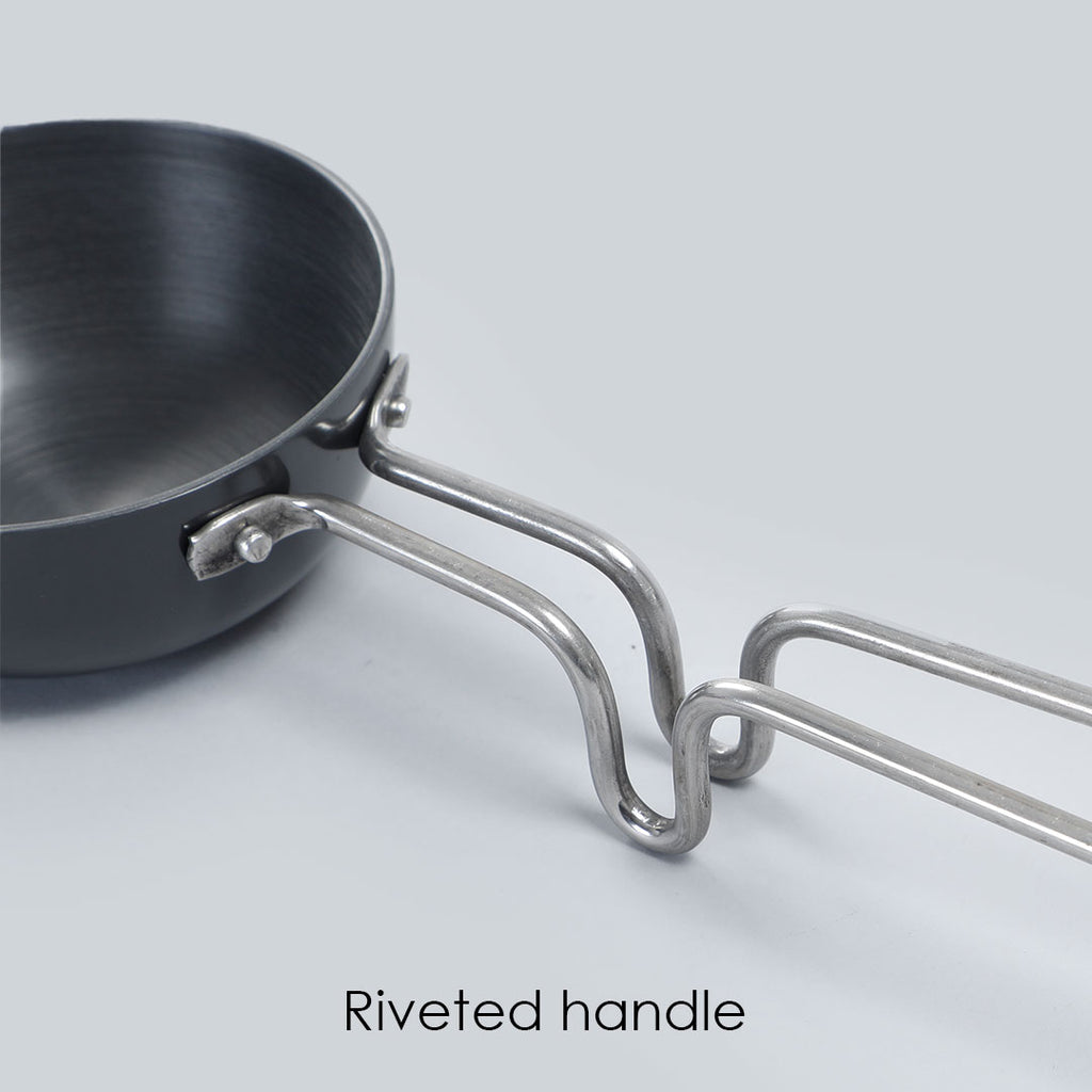 Aluminium Hard anodized Tadka Pan Large