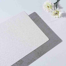Load image into Gallery viewer, Valentina Reversible Chevron &amp; Textured Placemat Set of 6