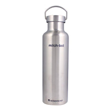 Load image into Gallery viewer, Milch-Bot, 750ml, Double Wall Stainless Steel Vacuum Insulated Hot and Cold Flask, Leak Proof Lid With Handle, 2 Years Warranty