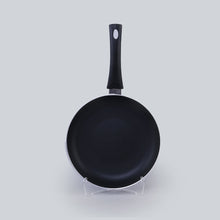 Load image into Gallery viewer, Platinum Plus Non-stick Cookware Set, 4Pc (Kadhai with Lid, Fry Pan, Dosa Tawa), Induction Bottom, Cool-touch Bakelite Handle, Pure Grade Aluminium, PFOA/Heavy Metals Free, 1 Year Warranty, Black