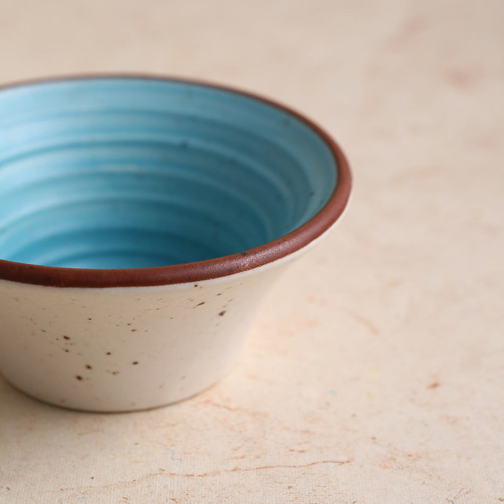 Teramo Stoneware Japanese Bowl 210 ml - Blue (Set of 2)