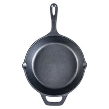 Load image into Gallery viewer, Forza Cast-iron Dosa Tawa, 25cm and Forza Cast-iron Fry Pan, 24cm