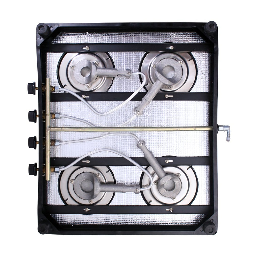 Wonderchef Ultima 4 Burner Glass Gas Stove - Wonderchef