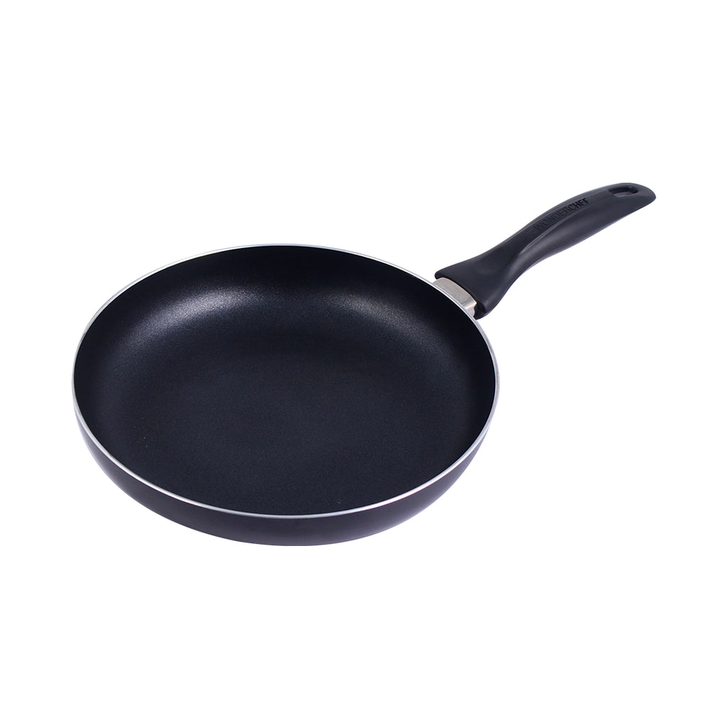 Ultra 24 cm Non-Stick Fry Pan with Induction Bottom & Cool-Touch Bakelite Handle | Pure Grade Aluminium | PFOA & Heavy Metals Free | 1.8L | 2.7mm thickness | 2 Years Warranty | Black