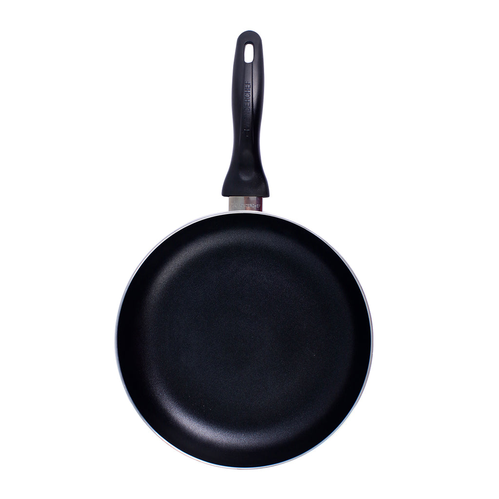 Ultra 24 cm Non-Stick Fry Pan with Induction Bottom & Cool-Touch Bakelite Handle | Pure Grade Aluminium | PFOA & Heavy Metals Free | 1.8L | 2.7mm thickness | 2 Years Warranty | Black