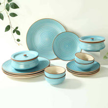 Load image into Gallery viewer, Teramo Dinner Set Blue (Set of 14)