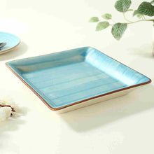 Load image into Gallery viewer, Teramo Square Platter Blue 1 Pc