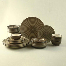 Load image into Gallery viewer, Teramo Brown Dinner Set of 14