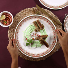 Load image into Gallery viewer, Venice Royal Red Dinner Set of 31 Pcs | 100% Food Grade Melamine | Elegant | Break &amp; Stain Resistant | Designer Dinnerware