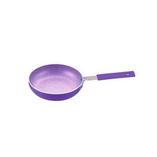 Load image into Gallery viewer, Celebration  Aluminum Non-Stick Cookware 5 pc Set | Kadhai with Glass Lid 24cm, Grill Pan 24cm, Dosa Tawa 28cm, Mini Fry Pan 12cm  | Induction Bottom | Soft Touch Handles | Pure Grade Aluminium | PFOA Free | 2 Year Warranty | Purple