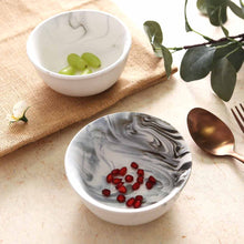 Load image into Gallery viewer, Teramo Stoneware Soup Bowl - Marble White (Set of 2)