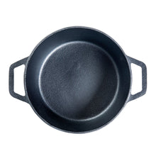 Load image into Gallery viewer, Forza Cast-iron Kadhai, 24cm and Forza Cast-iron Casserole With Lid, 25cm