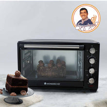 Load image into Gallery viewer, Oven Toaster Griller (OTG) - 28 Litres, Black - with Rotisserie,Auto-shut off, heat-resistant tempered glass, Multi-stage heat selection