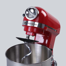 Load image into Gallery viewer, Crimson Edge Die-Cast Metal Kitchen Stand Mixer and Beater with 6 Speed Settings | Pasta Attachments | 1000 W Powerful Copper Motor | 5 L SS Bowl | Includes Whisking Cone, Mixing Beater, Dough Hook Attachments &amp; Splash Guard | 3 Year Warranty | Red
