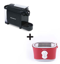 Load image into Gallery viewer, Regalia Capsule Coffee Machine &amp; Crimson Edge Slice Toaster Plus