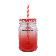 Load image into Gallery viewer, Mason Jar Set 450Ml (Red And Green)