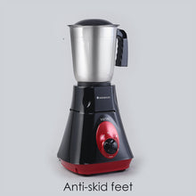 Load image into Gallery viewer, Vietri Mixer Grinder, 550W with 3 Anti-rust Stainless Steel Jars and Blades, 3-speed Knob, Anti-skid Feet, 5 Years Warranty on Copper Armature Motor, Black &amp; Red