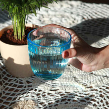 Load image into Gallery viewer, Bormioli Water Glass - Blue - 290 ML - Set of 6