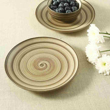 Load image into Gallery viewer, Teramo Brown Dinner Plate set of 2