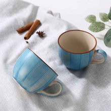 Load image into Gallery viewer, Teramo Tea Cup Blue Set of 2