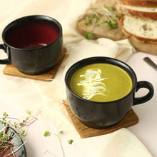 Load image into Gallery viewer, Teramo Red Glaze Soup Mug Set of 2