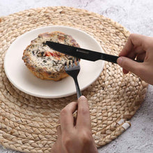 Load image into Gallery viewer, Roma Dinner Knife  - Black - Set of 2pcs