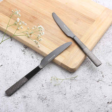 Load image into Gallery viewer, Roma Dinner Knife  - Black - Set of 2pcs