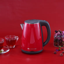 Load image into Gallery viewer, Electric Kettle Crimson Edge, 1.2 Litres, Stainless Steel Interior with Auto-shut Off, 2-level Safety, Cool Touch Plastic Exterior, 2 Years Warranty, 1500W, Red