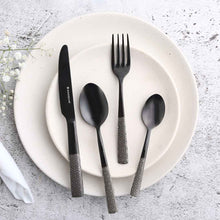 Load image into Gallery viewer, Roma Dinner Fork  - Black - Set of 6pcs