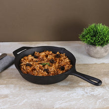 Load image into Gallery viewer, Forza Cast-iron Dosa Tawa, 25cm and Forza Cast-iron Fry Pan, 20cm