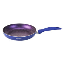 Load image into Gallery viewer, Blueberry Aluminium Non-Stick Cookware Set of 4 | Kadhai with Glass Lid 24cm, Fry Pan 24cm &amp; Dosa Tawa 25cm | Induction Friendly Cookware | Soft Touch Handle | Pure Grade Aluminium | PFOA Free | 2 Year Warranty | Blue