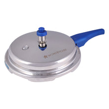 Load image into Gallery viewer, Nigella Induction Base 5.5L Stainless Steel Handi Pressure Cooker with Outer Lid, Blue Handle