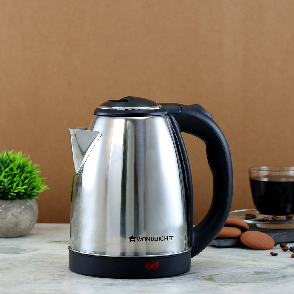 Crescent Electric Kettle, Stainless Steel Interior - 1.8L – Wonderchef