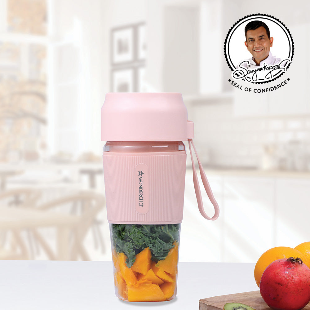 Rechargeable portable 300ml automatic mixer cup, fruit and