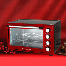 Load image into Gallery viewer, Oven Toaster Griller (OTG) Crimson Edge - 28Litres - with Auto-shut Off, Heat-resistant Tempered Glass, Multi-stage Heat Selection, 2 Years Warranty, 1600W, Red