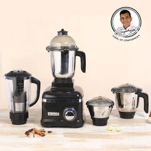 Load image into Gallery viewer, Sumo Mixer Grinder with 4 Stainless Steel Jars, 1000 W in Black