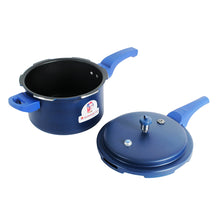 Load image into Gallery viewer, HealthGuard Induction Base 5L Aluminium Nonstick Pressure Cooker with Outer Lid, Blue
