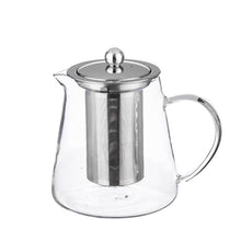 Load image into Gallery viewer, Modern Borosilicate Glass Tea Pot/Kettles With Removable Infuser 850ml