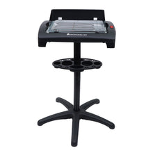Load image into Gallery viewer, Smoky Grill Non-Stick Electric Barbeque(BBQ) with Adjustable Stand| Wide Grill Tray| Smoke Free Griller, Frying, Tandoori Maker for Indoor, Outdoor, Camping, Parties| Portable, Sleek &amp; Compact, Lightweight Appliance| 2000 Watt| 1 Year Warranty
