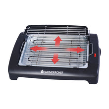 Load image into Gallery viewer, Smoky Grill Non-Stick Electric Barbeque(BBQ) with Adjustable Stand| Wide Grill Tray| Smoke Free Griller, Frying, Tandoori Maker for Indoor, Outdoor, Camping, Parties| Portable, Sleek &amp; Compact, Lightweight Appliance| 2000 Watt| 1 Year Warranty