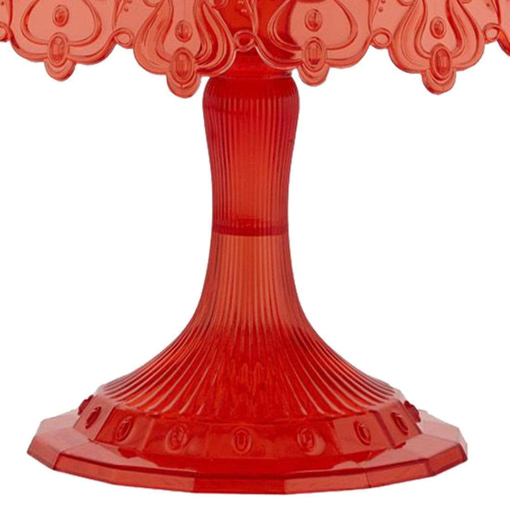 Pavoni Message Red Cake Stand