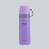 Cups-Bot Stainless Steel Vacuum Insulated Double Wall Hot and Cold Flask, Purple,