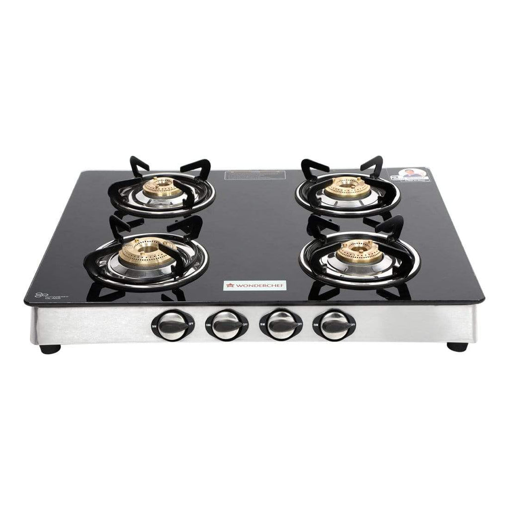 Wonderchef Cookware Wonderchef Zest 4 Burner Glass Cooktop