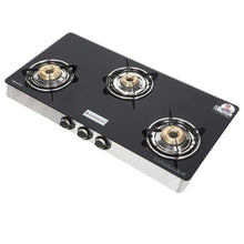 Load image into Gallery viewer, Wonderchef Cookware Wonderchef Zest Glass Cooktop 3 Burner